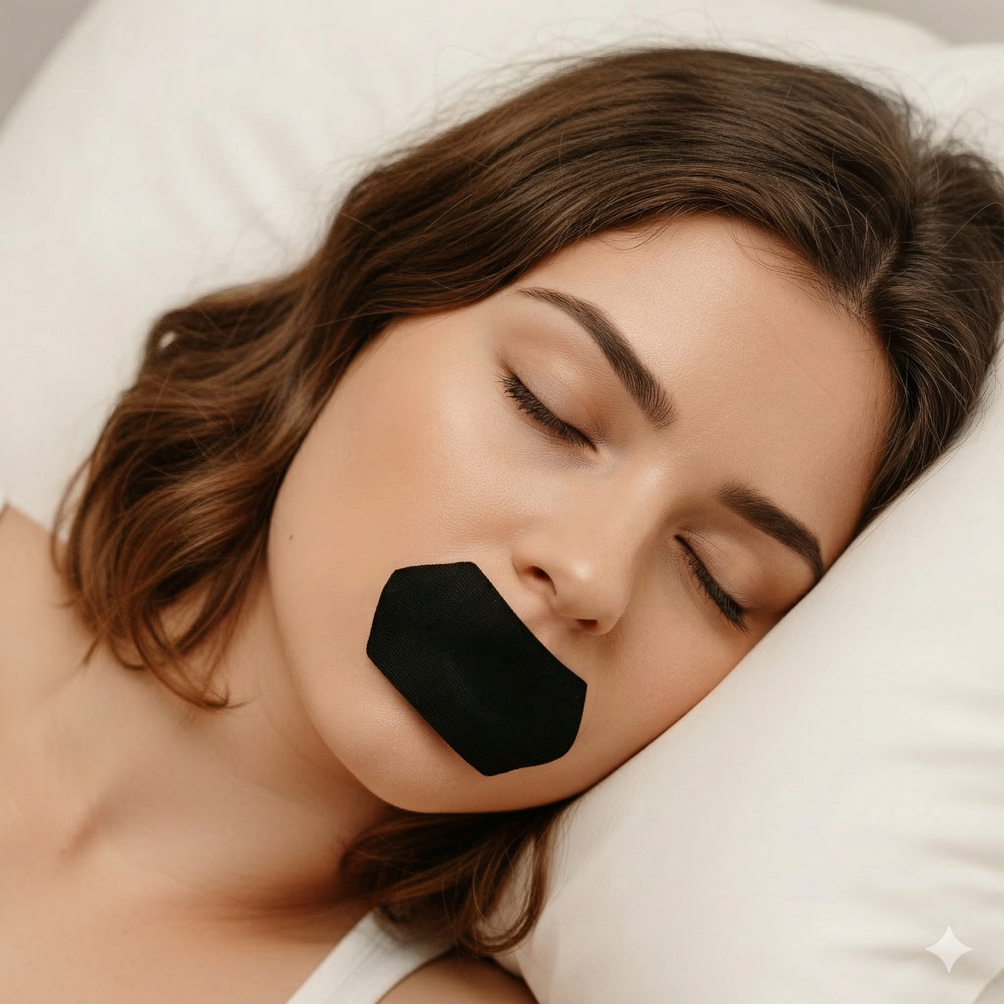 RespiCalma™ - Cinta Bucal Suave para Respiración Nasal Nocturna y Sueño Profundo
